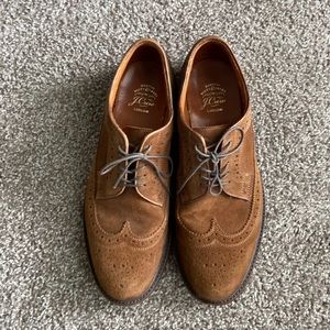 J.Crew Ludlow Suede Wingtip Dress-shoes